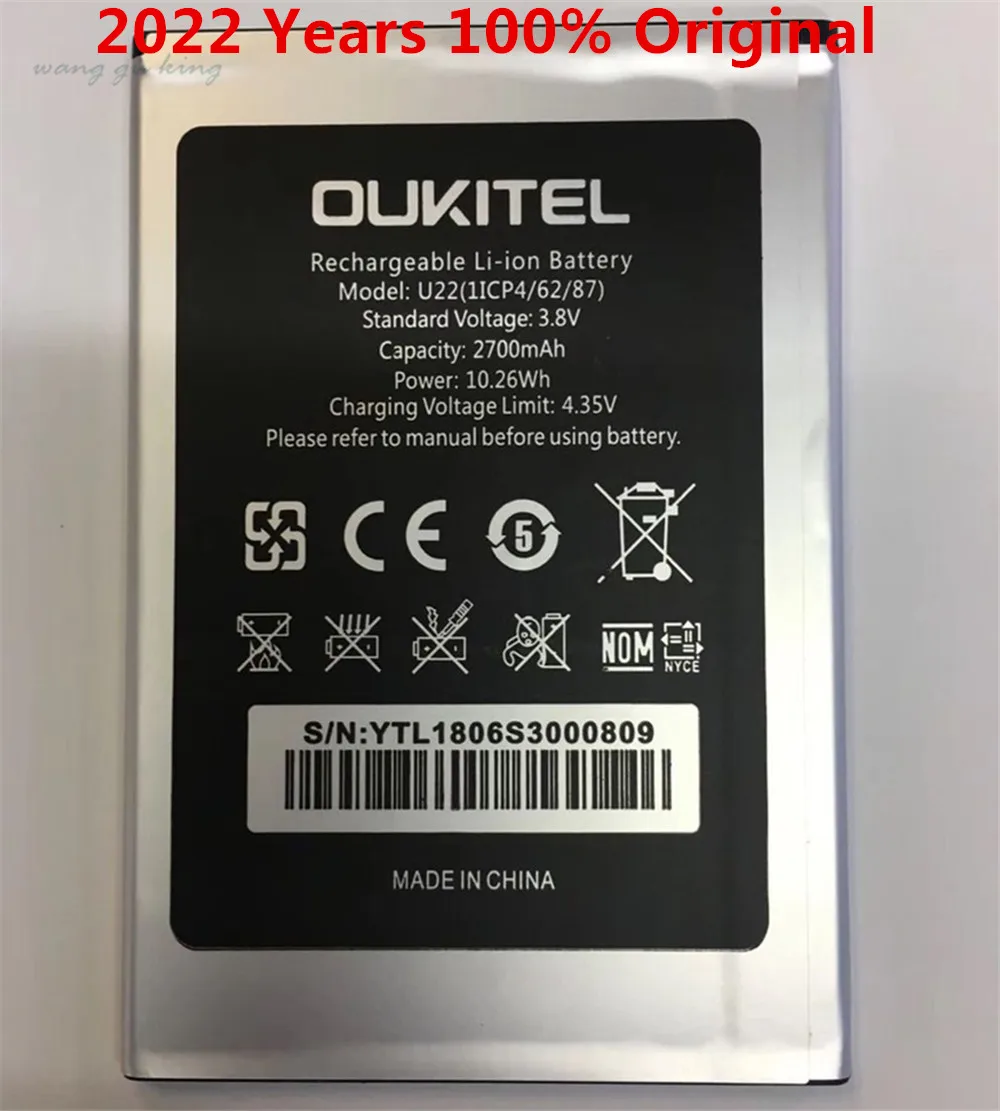 Новый оригинальный для Oukitel U22 аккумулятор 2700 мАч Замена для Oukitel U22 5,5 "HD 2 ГБ + 16 Гб четыре камеры задняя сенсорная ID мобильный телефон
Новый оригинальный для Oukitel U22 аккумулятор 2700 мАч Замена для Oukitel U22 5,5 "HD 2 ГБ + 16 Гб четыре камеры задняя сенсорная ID мобильный телефон
