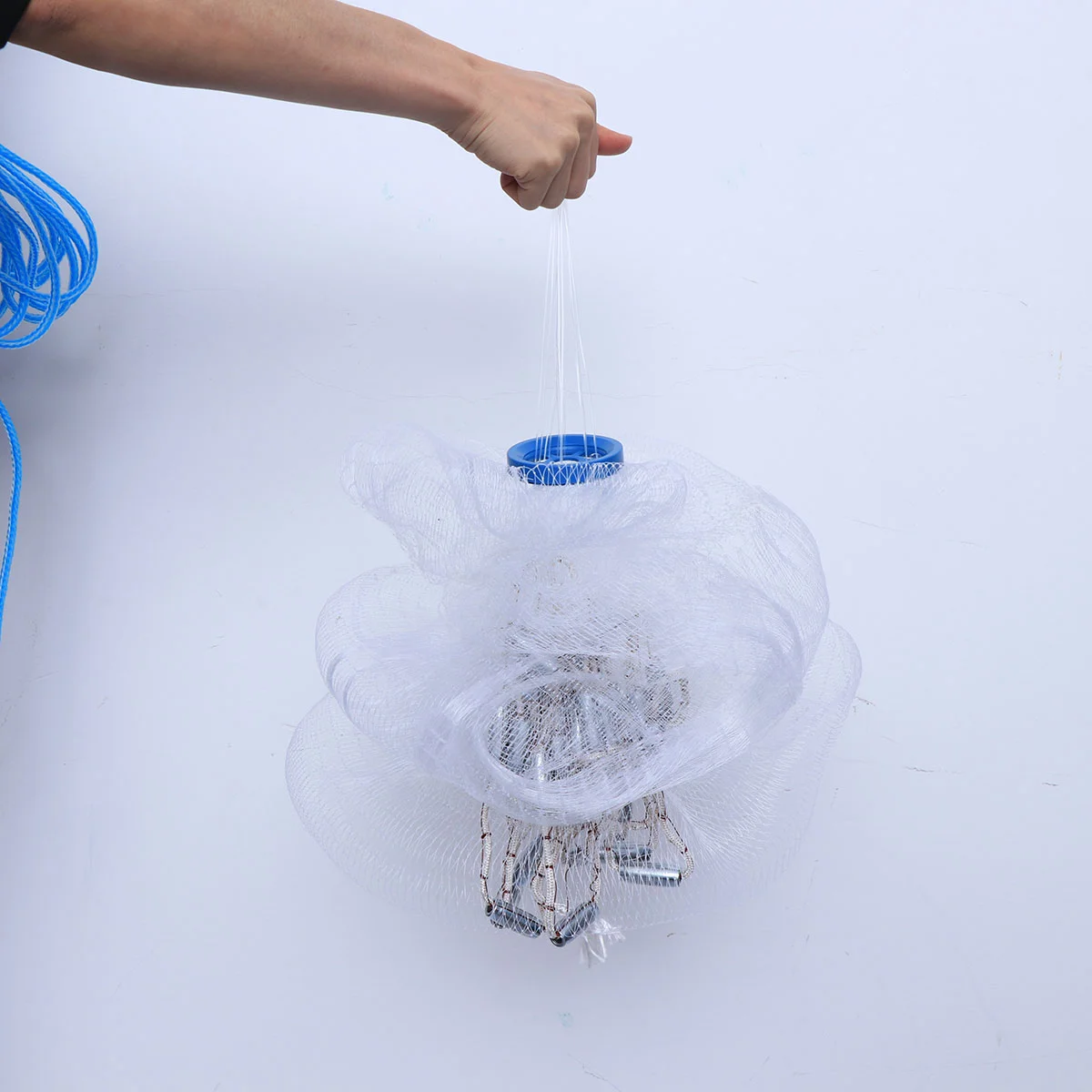 Foldable Bait Cast Mesh Trap Net Portable Fishing Landing Net Shrimp Cage for Fish Lobster Prawn Minnow Crayfish Crab with Hand
Foldable Bait Cast Mesh Trap Net Portable Fishing Landing Net Shrimp Cage for Fish Lobster Prawn Minnow Crayfish Crab with Hand