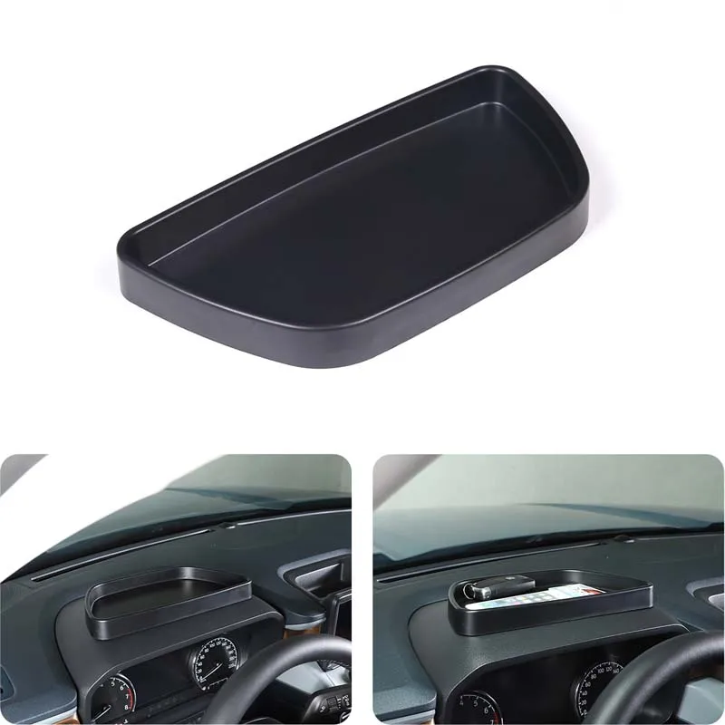 

Для 2022 Ford Maverick ABS черный Автомобильный Стайлинг приборной панели многофункциональный ящик для хранения лоток для телефона Аксессуары для салона автомобиля