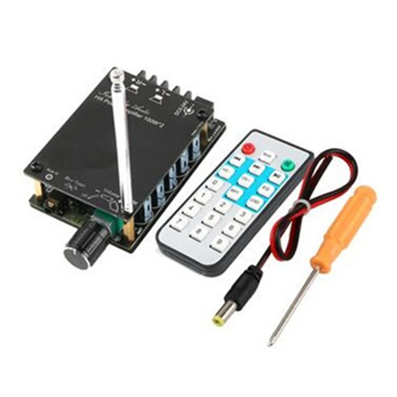 Плата усилителя мощности TPA3116D2, цифровой Hi-Fi усилитель мощности 100Wx2, BT5.0, с радиоприемником
Плата усилителя мощности TPA3116D2, цифровой Hi-Fi усилитель мощности 100Wx2, BT5.0, с радиоприемником