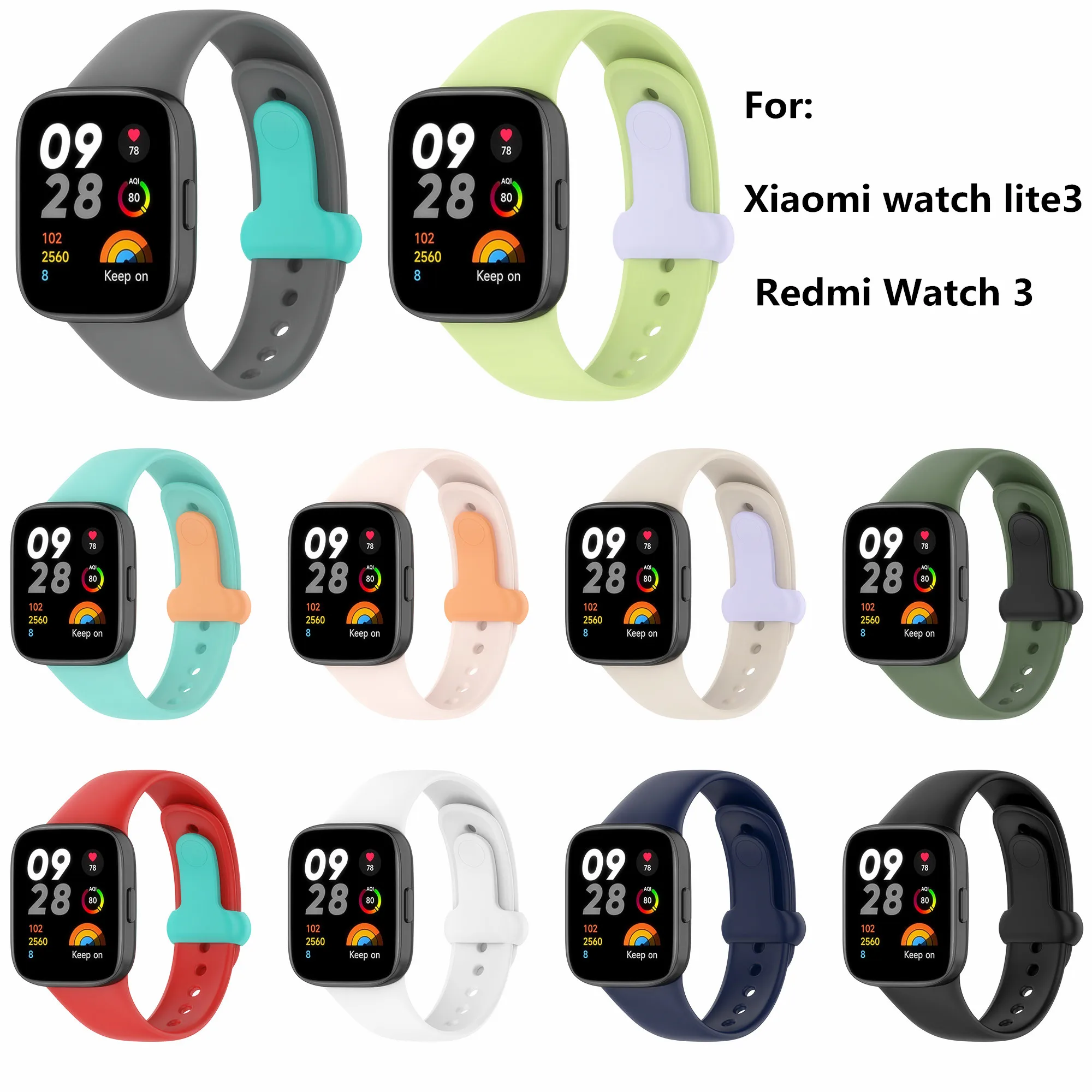 Ремешок сменный из мягкого силикона для Xiaomi watch lite3, цветной браслет для смарт-часов Redmi Watch 3
Ремешок сменный из мягкого силикона для Xiaomi watch lite3, цветной браслет для смарт-часов Redmi Watch 3