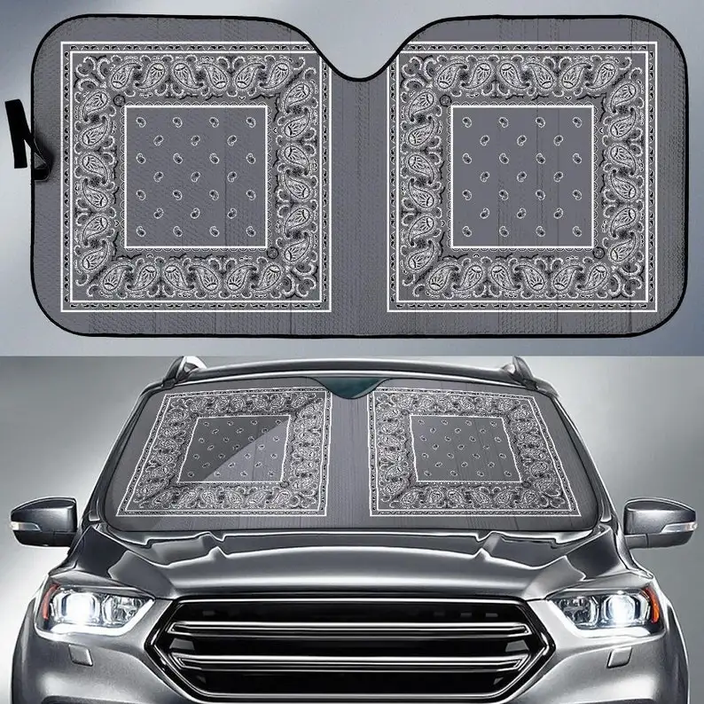Car Car Sun Shade Car Shade Classic Gray Bandana Car Widow ShadeColorful,Art, Hippie,Car Windshield Sun Shade,Visor,
Car Car Sun Shade Car Shade Classic Gray Bandana Car Widow ShadeColorful,Art, Hippie,Car Windshield Sun Shade,Visor,