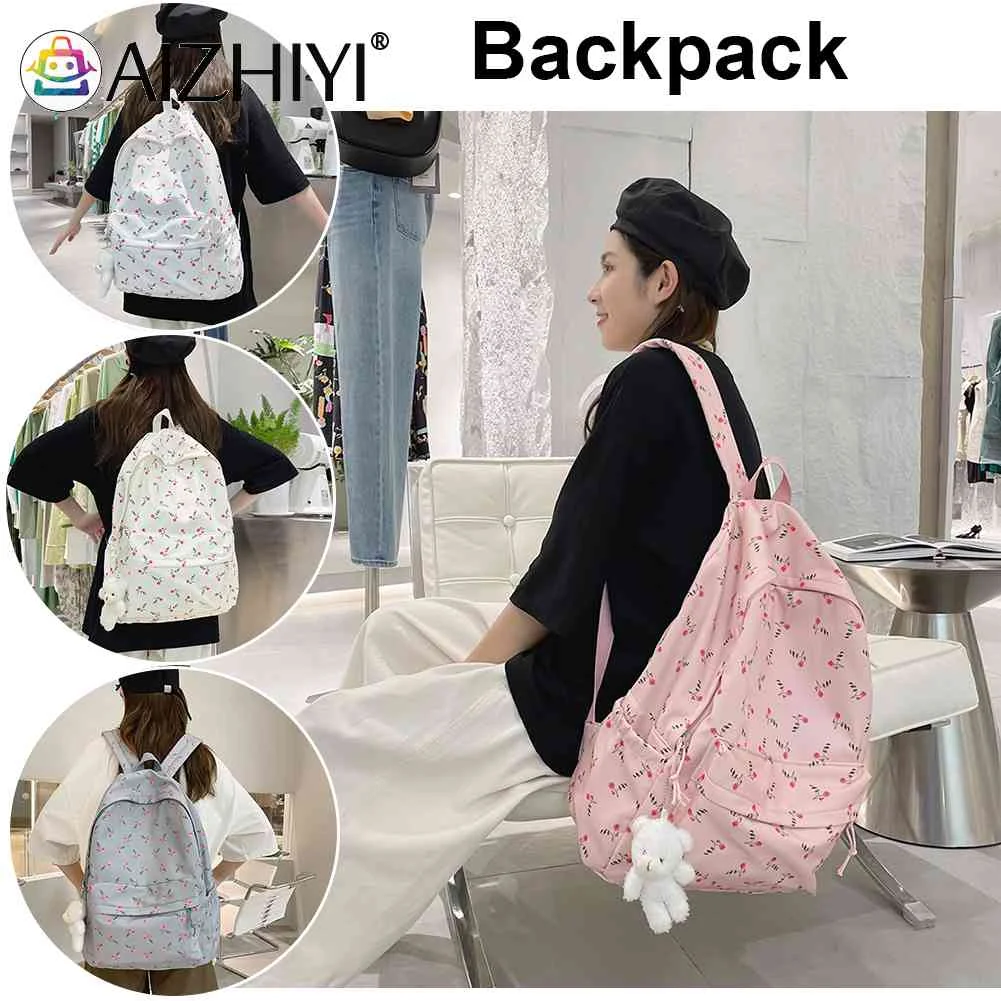 Fashion School Bag Large Capacity Pendant Decor Travel Rucksack Fresh Mochilas for Girl for Students
Fashion School Bag Large Capacity Pendant Decor Travel Rucksack Fresh Mochilas for Girl for Students