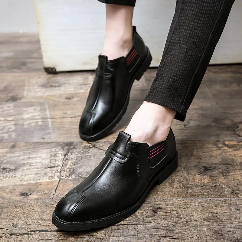 Men's Leather Shoes Brogue Casual British Thick Sole Increased Business Formal Wear Derby Shoes Wedding Shoes Spring
Men's Leather Shoes Brogue Casual British Thick Sole Increased Business Formal Wear Derby Shoes Wedding Shoes Spring