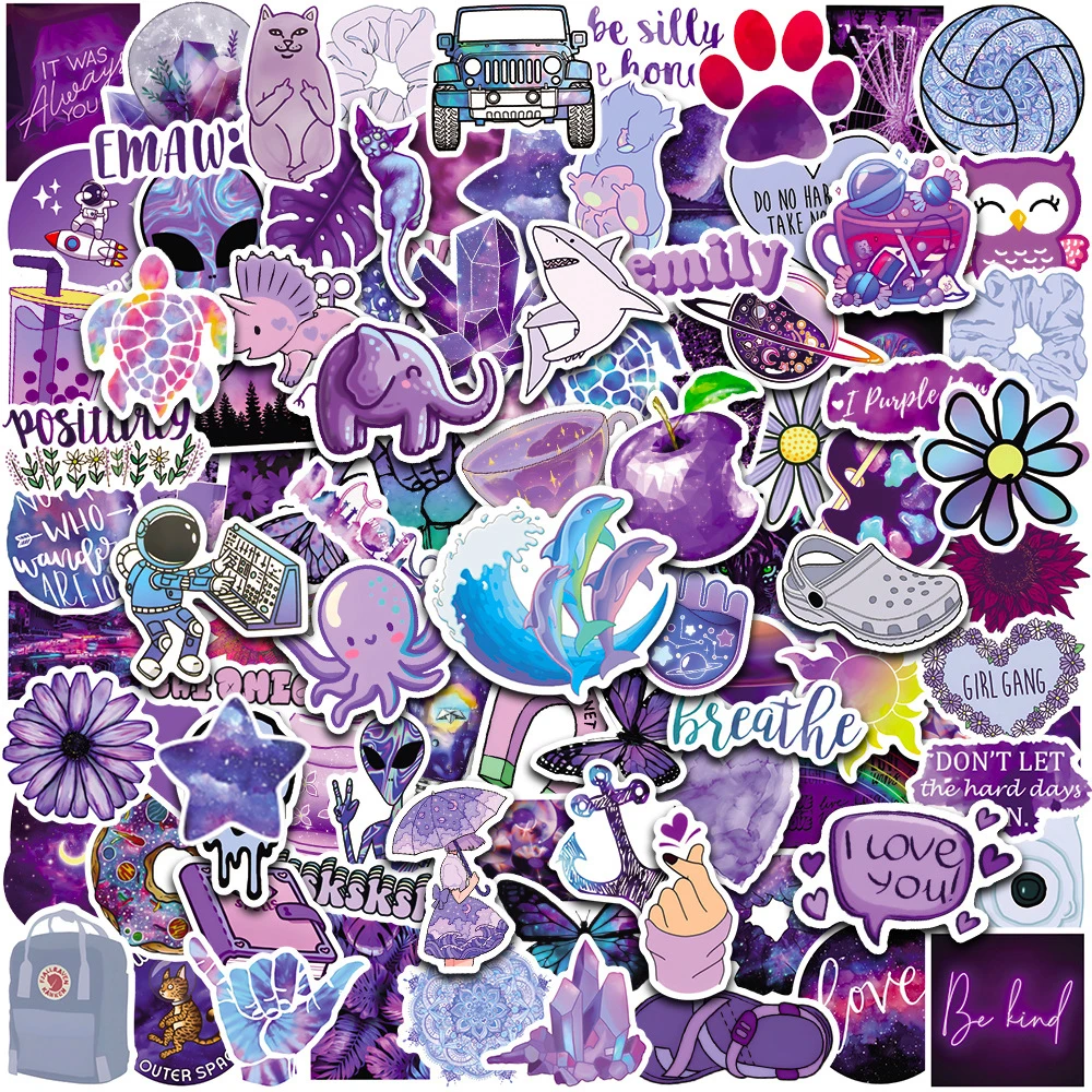 10/30/50/100pcs Cute Cartoon Purple VSCO Aesthetic Stickers Decal Laptop Luggage Notebook Scrapbook Car Graffiti Sticker Kid Toy
10/30/50/100pcs Cute Cartoon Purple VSCO Aesthetic Stickers Decal Laptop Luggage Notebook Scrapbook Car Graffiti Sticker Kid Toy