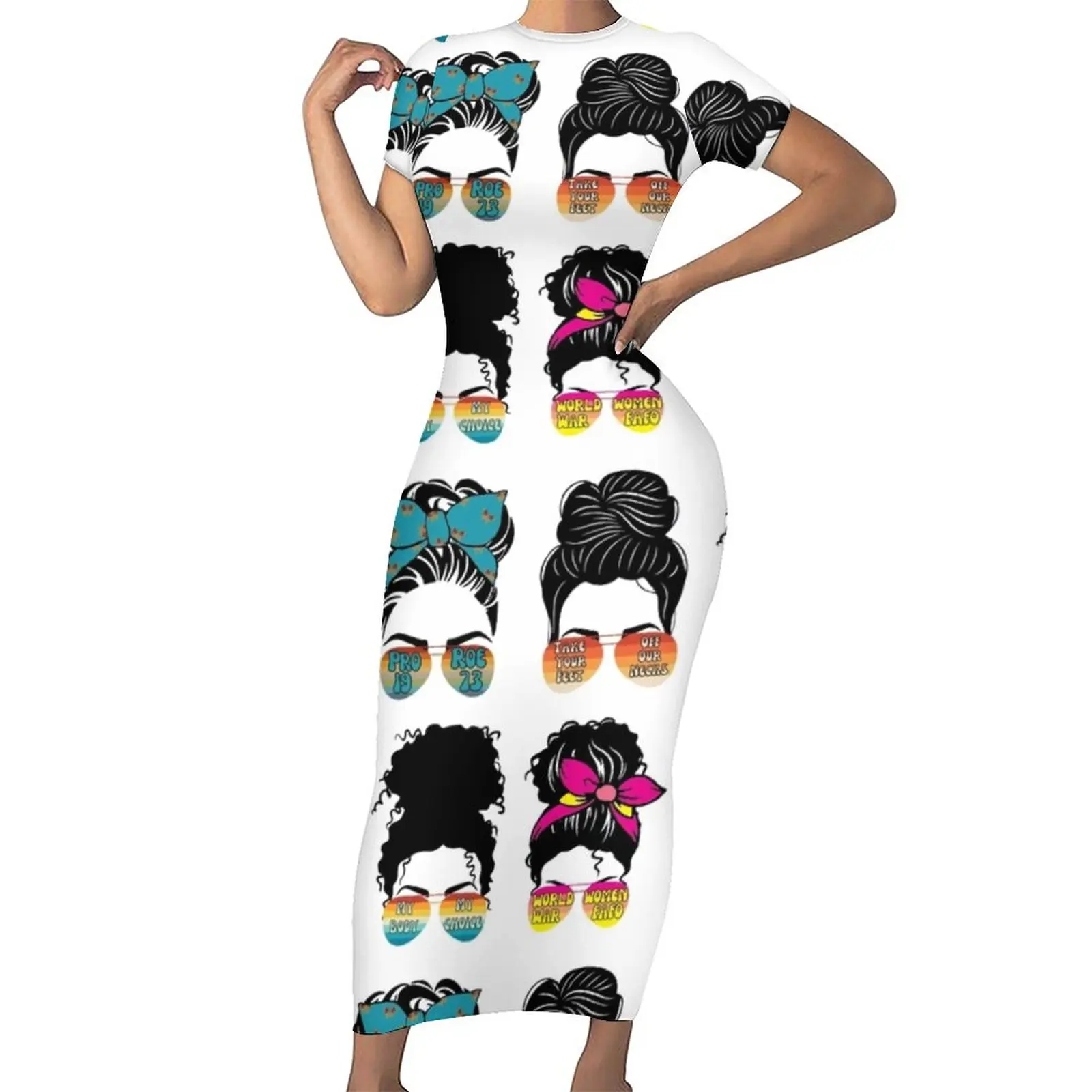 Женское платье-макси с коротким рукавом, большие размеры
Женское платье-макси с коротким рукавом, большие размеры