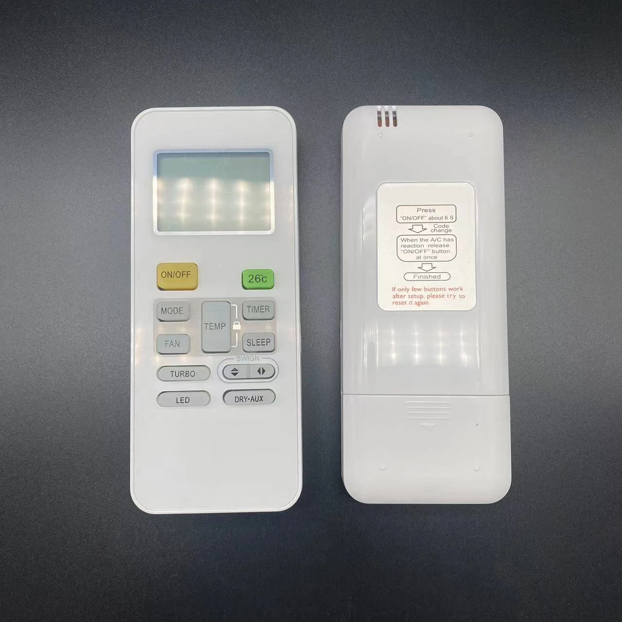 Universal Air Conditioner Remote Control for midea RG52A2/BGEF RG52B/E RG52E2/BGEF RG52A8/BGEF RG52G/BGE
Universal Air Conditioner Remote Control for midea RG52A2/BGEF RG52B/E RG52E2/BGEF RG52A8/BGEF RG52G/BGE