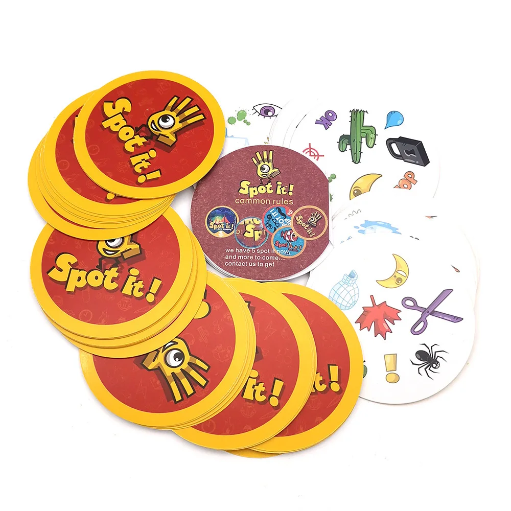 Dobble board Game Table card Game For Dobbles Kids playing Cards Camping party SHALOM road holidays Toys
Dobble board Game Table card Game For Dobbles Kids playing Cards Camping party SHALOM road holidays Toys