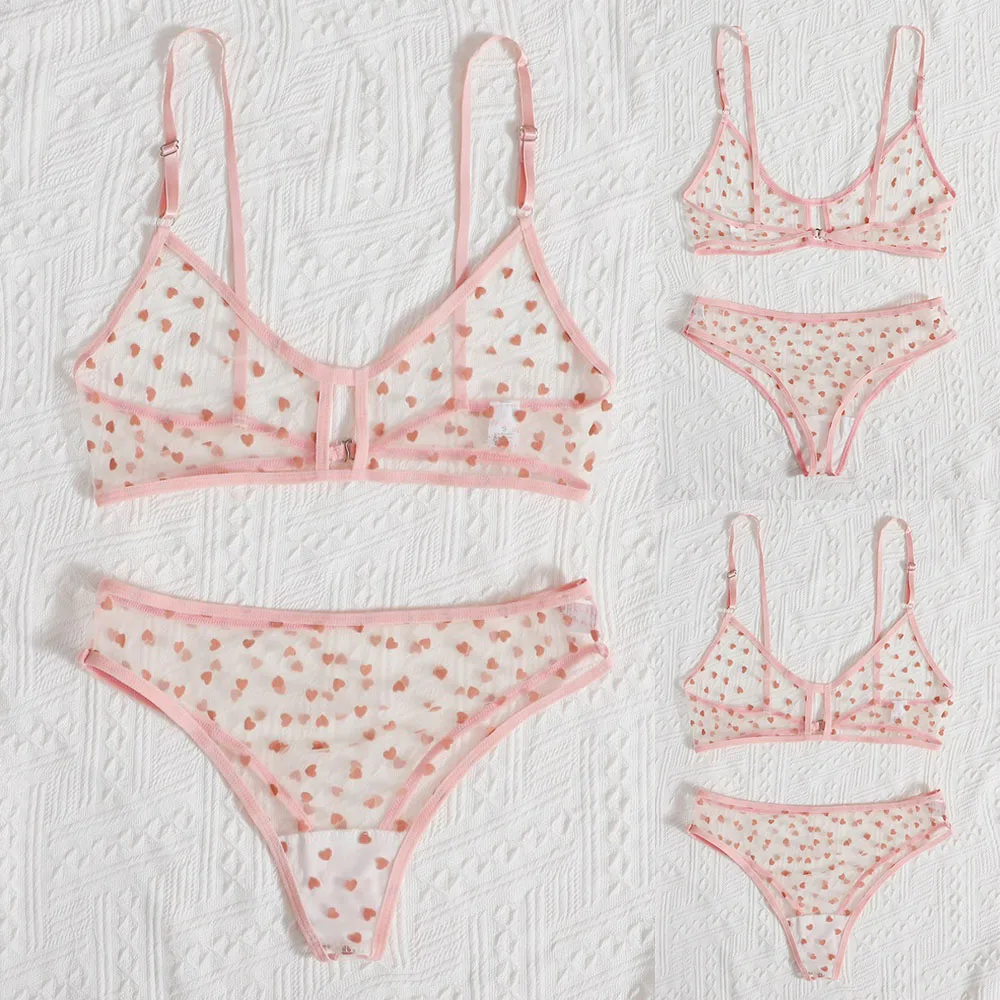 Women Sheer Mesh See Through Breathable Lingerie Low Waist Bra Set Panty Nightwear Underwear Ultra-thin Female Bra
Women Sheer Mesh See Through Breathable Lingerie Low Waist Bra Set Panty Nightwear Underwear Ultra-thin Female Bra