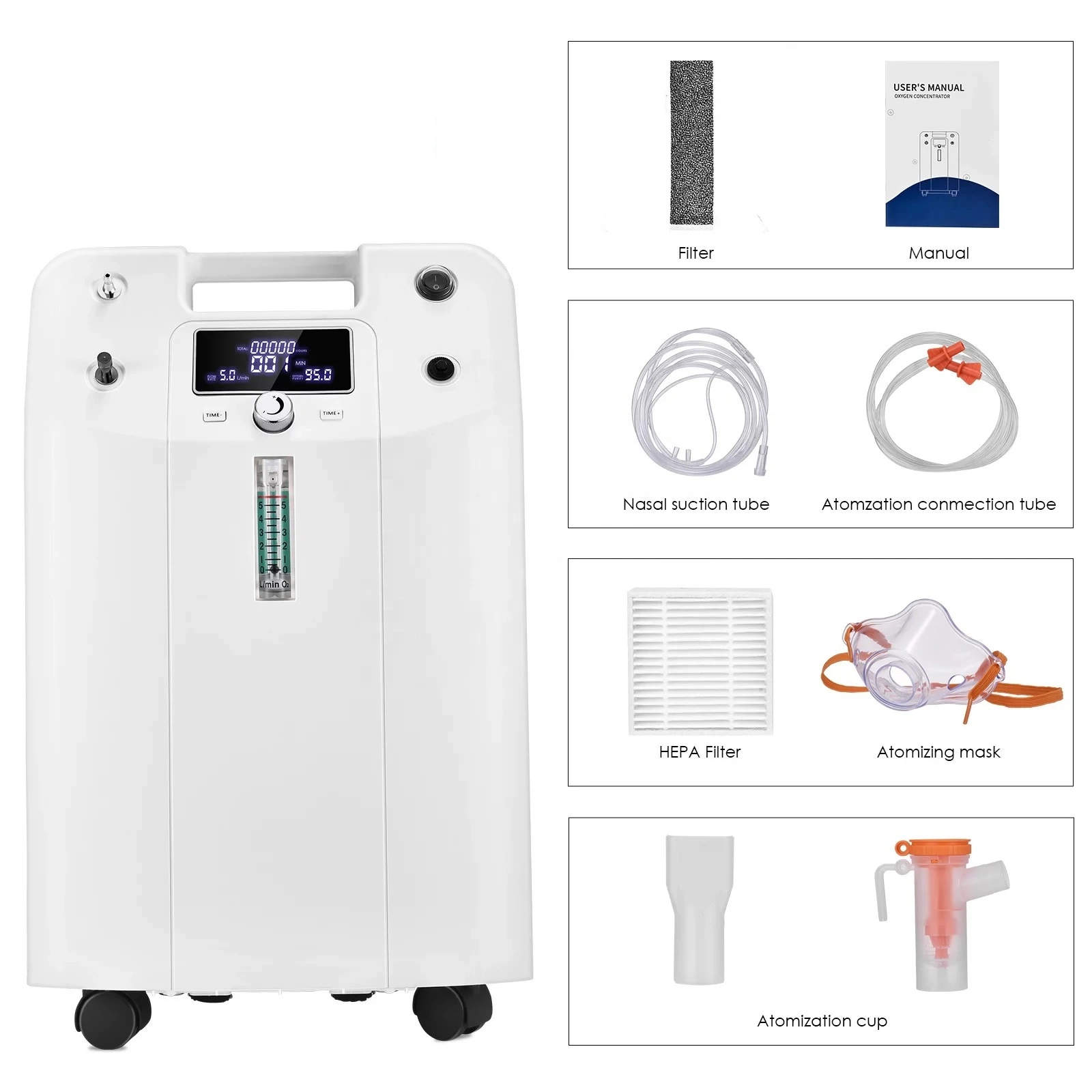 Factory Price Medical Portable Oxygen Generator 5L 10L Oxygen-concentrator 5L 10L
Factory Price Medical Portable Oxygen Generator 5L 10L Oxygen-concentrator 5L 10L