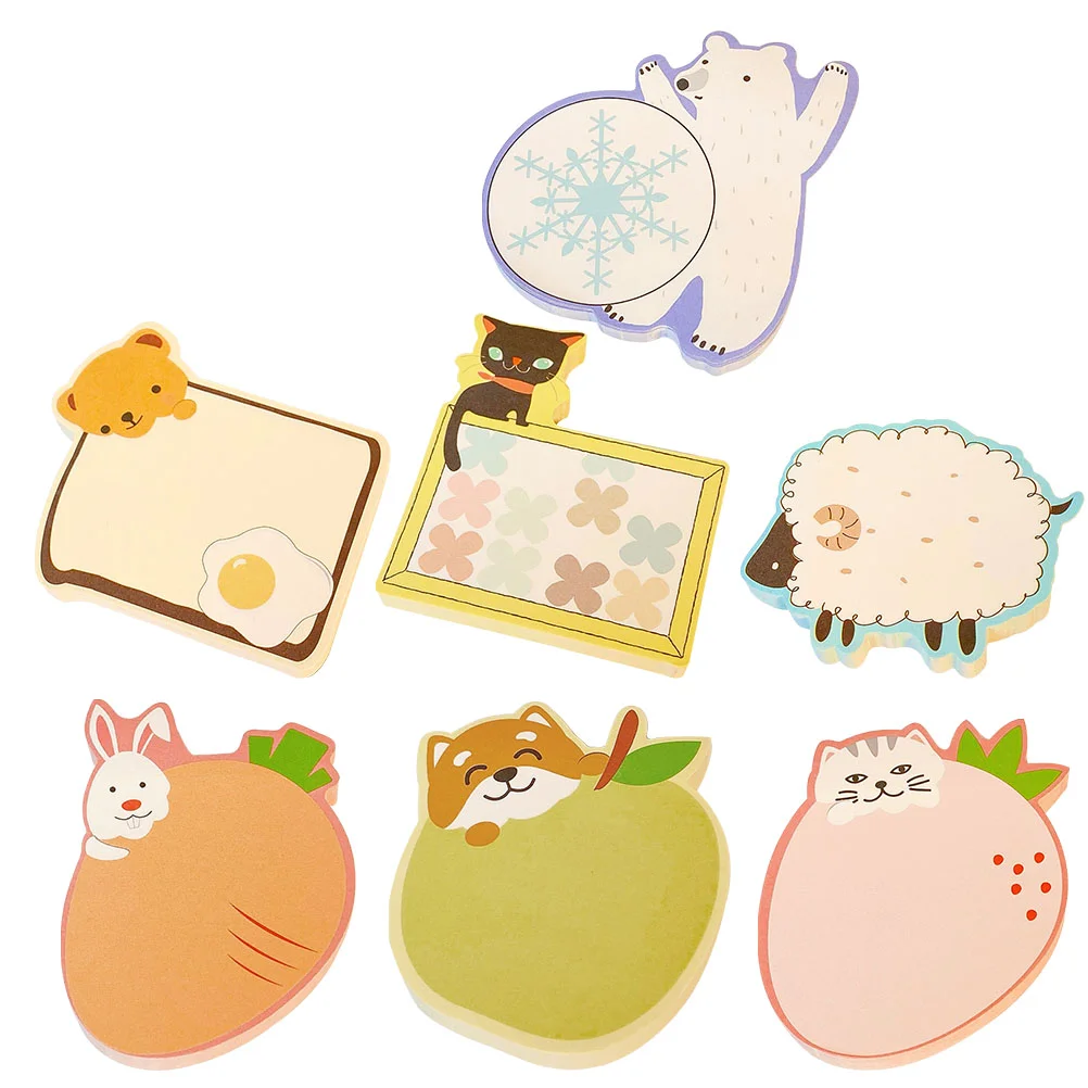 7pcs Students Memo Notes Memo Sticker Notes Cartoon Memo Pads Students Stationery for Writing Office Students 
7pcs Students Memo Notes Memo Sticker Notes Cartoon Memo Pads Students Stationery for Writing Office Students