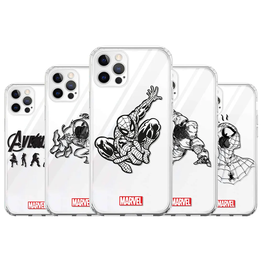 Clear Phone Case for Apple iPhone 11 12 13 Pro Max 8 7 Plus X XS Silicone Funda Movil 13 Mini XR 6 6S Cover Cool Marvel Avengers
Clear Phone Case for Apple iPhone 11 12 13 Pro Max 8 7 Plus X XS Silicone Funda Movil 13 Mini XR 6 6S Cover Cool Marvel Avengers