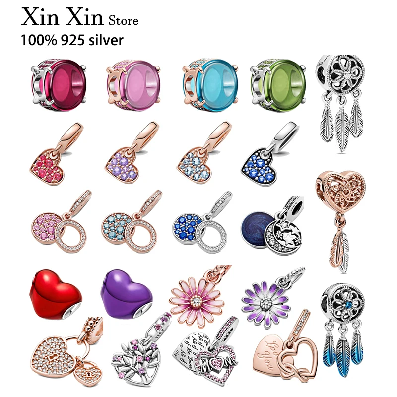 2021 S925 Sterling Silver Color Sparkle Heart Shape Dreamcatcher Charm Beads Fit Pandora 925 Original Bracelet Necklace Jewelry
2021 S925 Sterling Silver Color Sparkle Heart Shape Dreamcatcher Charm Beads Fit Pandora 925 Original Bracelet Necklace Jewelry
