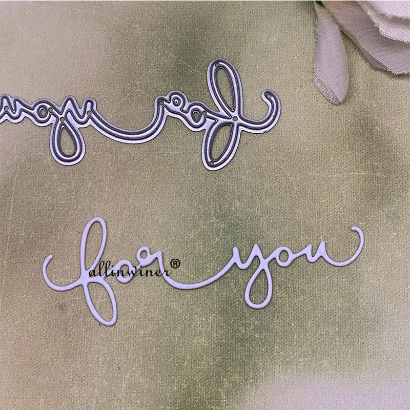 For you letter decoration Metal Cutting Dies Stencils Die Cut for DIY Scrapbooking Album Paper Card Embossing
For you letter decoration Metal Cutting Dies Stencils Die Cut for DIY Scrapbooking Album Paper Card Embossing