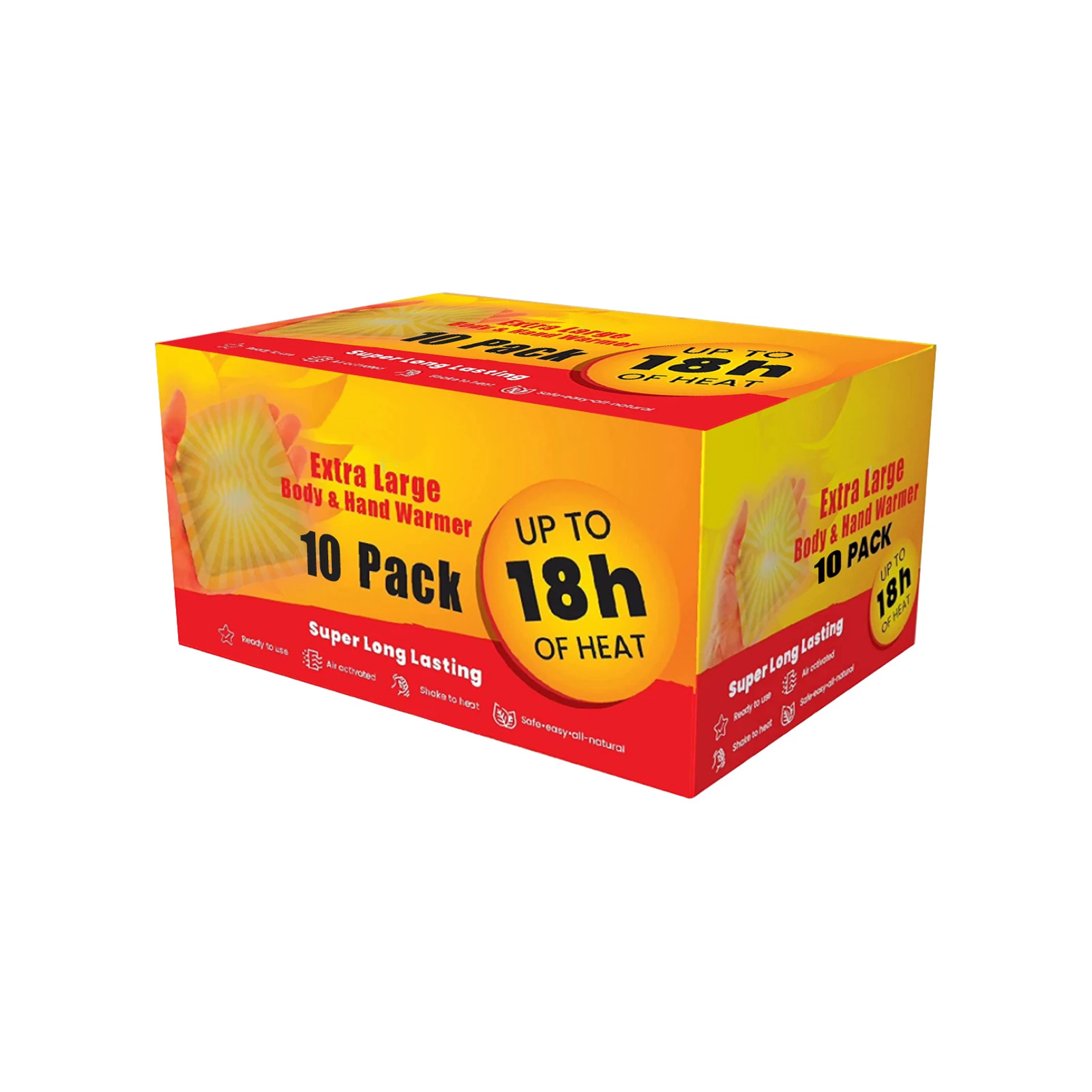 Hot Hand Warmers Body Warmers With Adhesive Long-Lasting Up To 18 Hours For Warm And Hot Hands On The Go Disposable Handwarmers
Hot Hand Warmers Body Warmers With Adhesive Long-Lasting Up To 18 Hours For Warm And Hot Hands On The Go Disposable Handwarmers