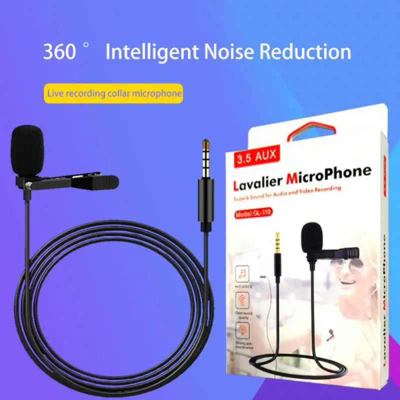 Lavalier Condenser Microphone Mini Portable Noise Reduction Microphone Suitable For Computers, Recording, Meetings, Home
Lavalier Condenser Microphone Mini Portable Noise Reduction Microphone Suitable For Computers, Recording, Meetings, Home