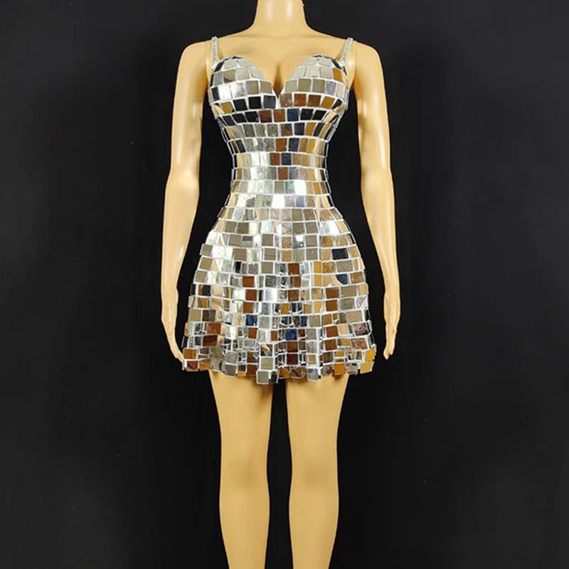 2023 Sexy Mirror Dj Costumes Nightclub Bar Dj Ds Female Singer Party Dress Women Gogo Dancers Drag Queen Costumes Festival Dress
2023 Sexy Mirror Dj Costumes Nightclub Bar Dj Ds Female Singer Party Dress Women Gogo Dancers Drag Queen Costumes Festival Dress
