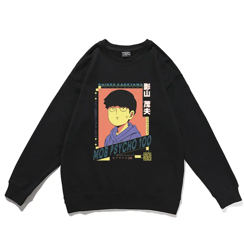 Japan Anime Mob Psycho 100 Kageyama Shigeo Funny Pullover Men Streetwear Crewneck Man Loose Oversized Pullovers Unisex Teen Coat
Japan Anime Mob Psycho 100 Kageyama Shigeo Funny Pullover Men Streetwear Crewneck Man Loose Oversized Pullovers Unisex Teen Coat