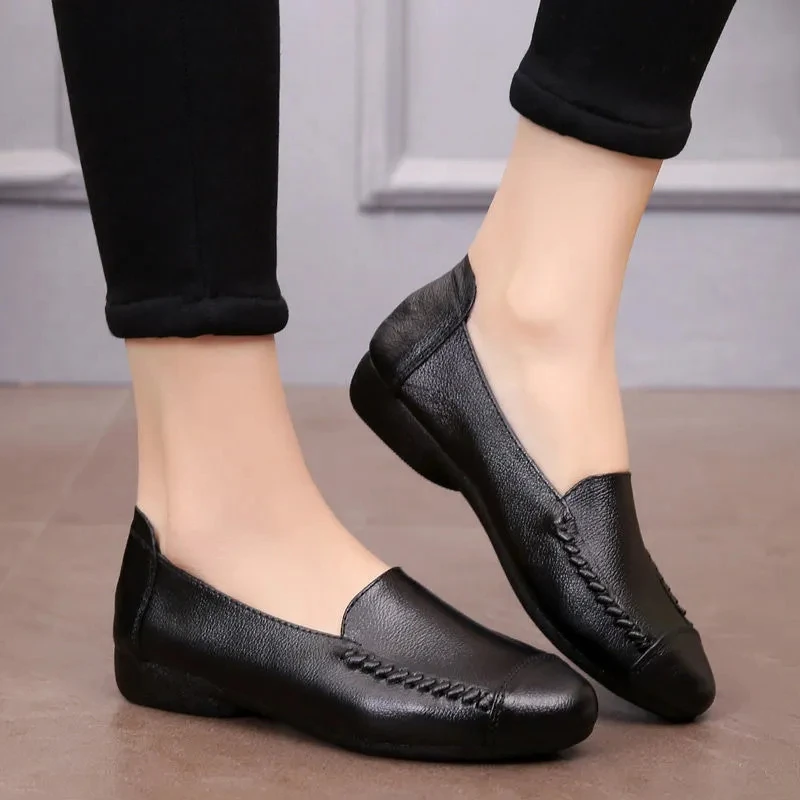 Women Round Toe Flat Shoes Ladies Leather Casual Shoes 2022 New Spring Summer Female Loafers Soft Sole Comfort Mom Flats
Women Round Toe Flat Shoes Ladies Leather Casual Shoes 2022 New Spring Summer Female Loafers Soft Sole Comfort Mom Flats