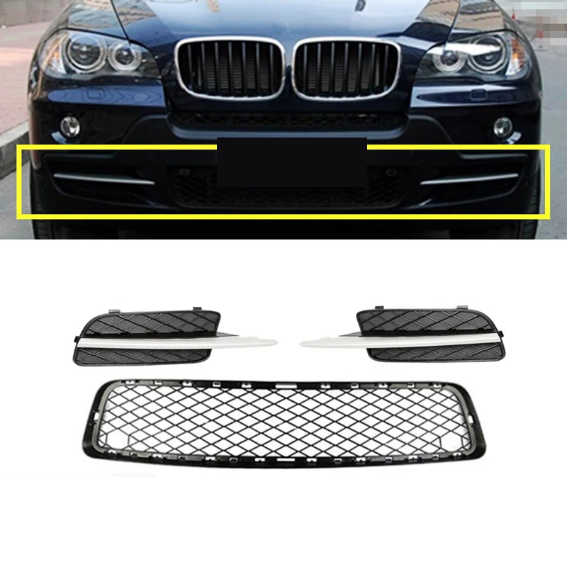 Передний бампер Нижняя решетка левый/правый центральный для BMW X5 E70 2007-2010
Передний бампер Нижняя решетка левый/правый центральный для BMW X5 E70 2007-2010