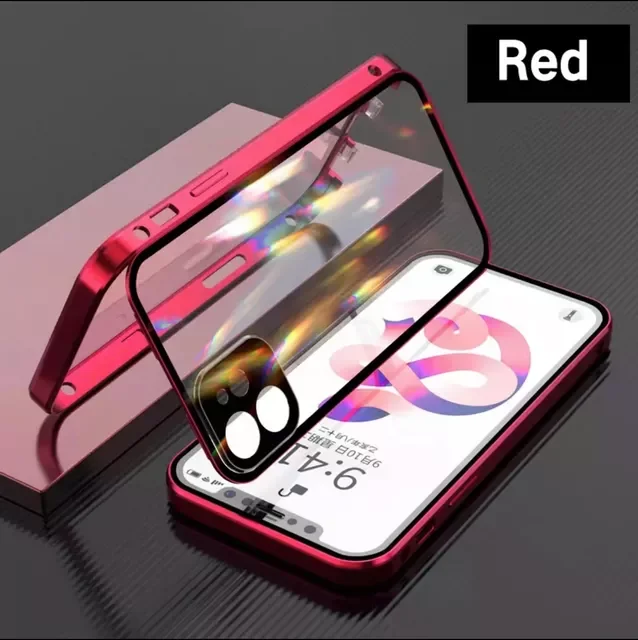 ZZMA Fashion Adsorption Glass Phone For iPhone 13 12 11 Pro Max XS XR Mini 360° Full Protectio Cover
ZZMA Fashion Adsorption Glass Phone For iPhone 13 12 11 Pro Max XS XR Mini 360° Full Protectio Cover