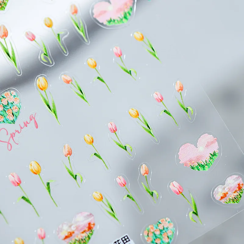 Multiple Cute Bunny Colorful Tulips Heart 5D Soft Reliefs Self Adhesive Nail Art Decorations Stickers 3D Nail Decals Wholesale
Multiple Cute Bunny Colorful Tulips Heart 5D Soft Reliefs Self Adhesive Nail Art Decorations Stickers 3D Nail Decals Wholesale