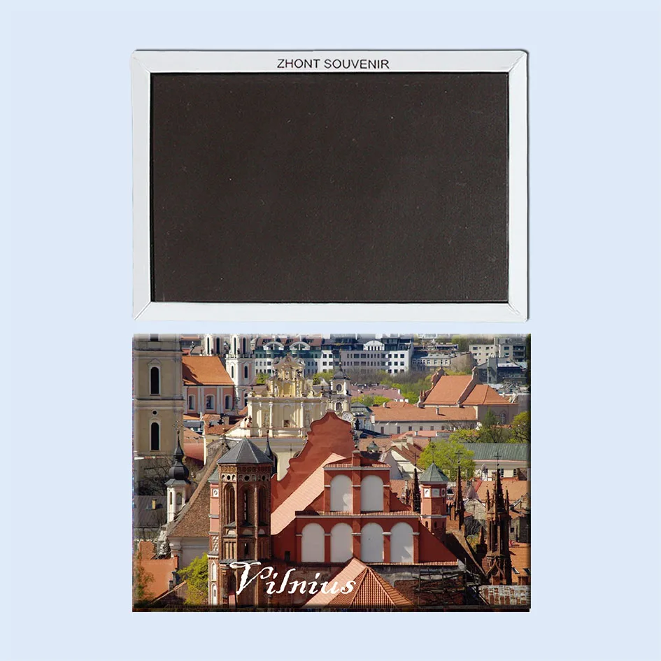 

Old-Town-Vilnius Fridge Magnets 22017,Tourist Gift for friends,Perfect souvenirs for world Attraction