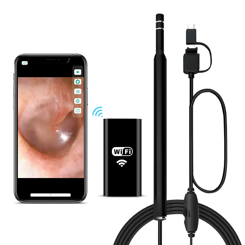 2 meters Line Length 70 Degree Visual Ear Pick 1.3-mega Pixel CMOS Sensor Visual Camera Earwax Remover 
2 meters Line Length 70 Degree Visual Ear Pick 1.3-mega Pixel CMOS Sensor Visual Camera Earwax Remover