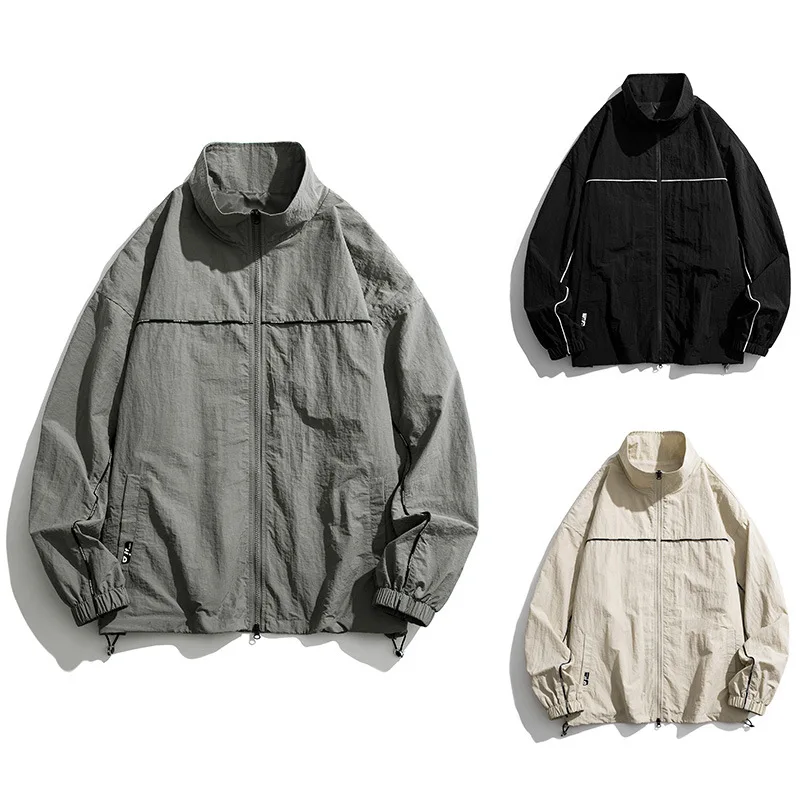 Новинка весна-осень 2023 нейлоновая ветровка с ложным воротником мужская бейсбольная куртка модная трендовая куртка
Новинка весна-осень 2023 нейлоновая ветровка с ложным воротником мужская бейсбольная куртка модная трендовая куртка