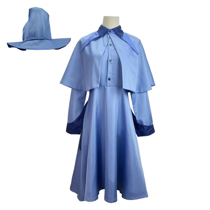 Beauxbatons Academy of Magic School Uniform Blue Dress Cappa Hat 3pcs Set Fleur Isabelle Delacour Cosplay Costumes Girl Set
Beauxbatons Academy of Magic School Uniform Blue Dress Cappa Hat 3pcs Set Fleur Isabelle Delacour Cosplay Costumes Girl Set