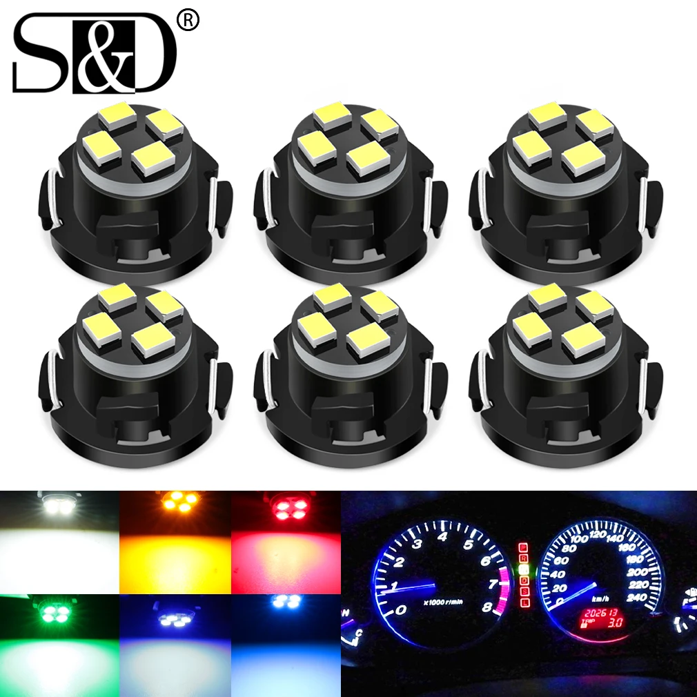 6Pcs Canbus T3 LED T4.2 T4.7 Led Bulb 2016SMD Car Interior Lights Indicator Wedge Dashboard Warming Instrument Lamp 12V
6Pcs Canbus T3 LED T4.2 T4.7 Led Bulb 2016SMD Car Interior Lights Indicator Wedge Dashboard Warming Instrument Lamp 12V