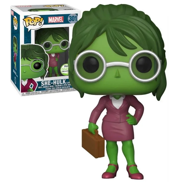 Funko Marvel She-hulk 301 # Поп виниловая экшн-фигурка коллекция ограниченный выпуск модели