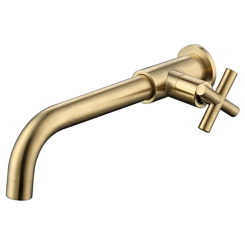 Brass Wall Mounted Sink Basin Basin Faucet Bathroom Cold Water Tap Rotation Spout Bathroom Kitchen Supplies 
Brass Wall Mounted Sink Basin Basin Faucet Bathroom Cold Water Tap Rotation Spout Bathroom Kitchen Supplies