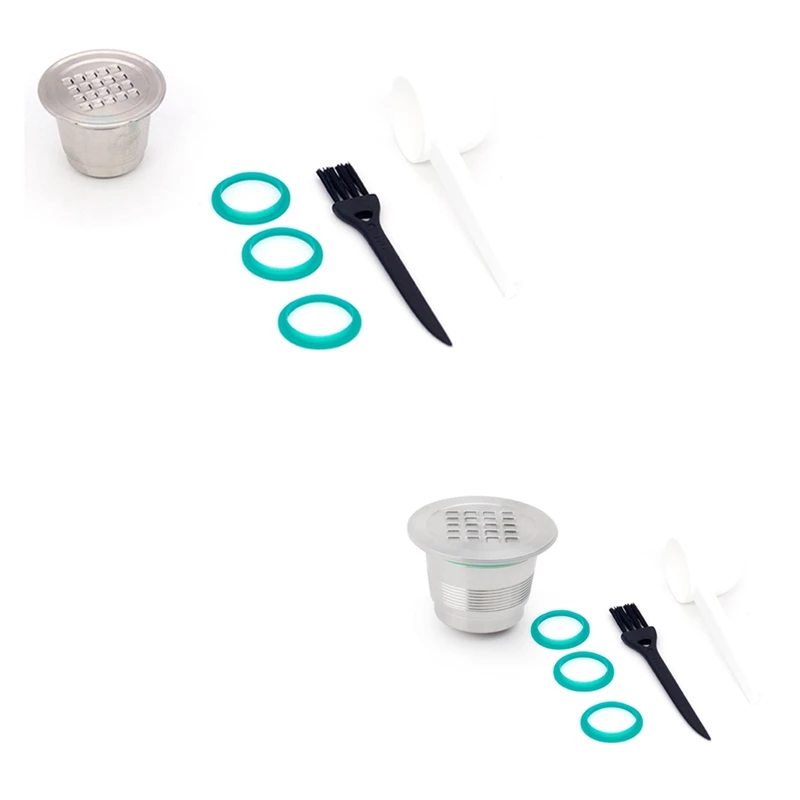 Suitable For NESPRESSO Coffee Capsule Cup Filter Mesh Coffee Filter Filling Type Repeatable With Sealing Ring
Suitable For NESPRESSO Coffee Capsule Cup Filter Mesh Coffee Filter Filling Type Repeatable With Sealing Ring