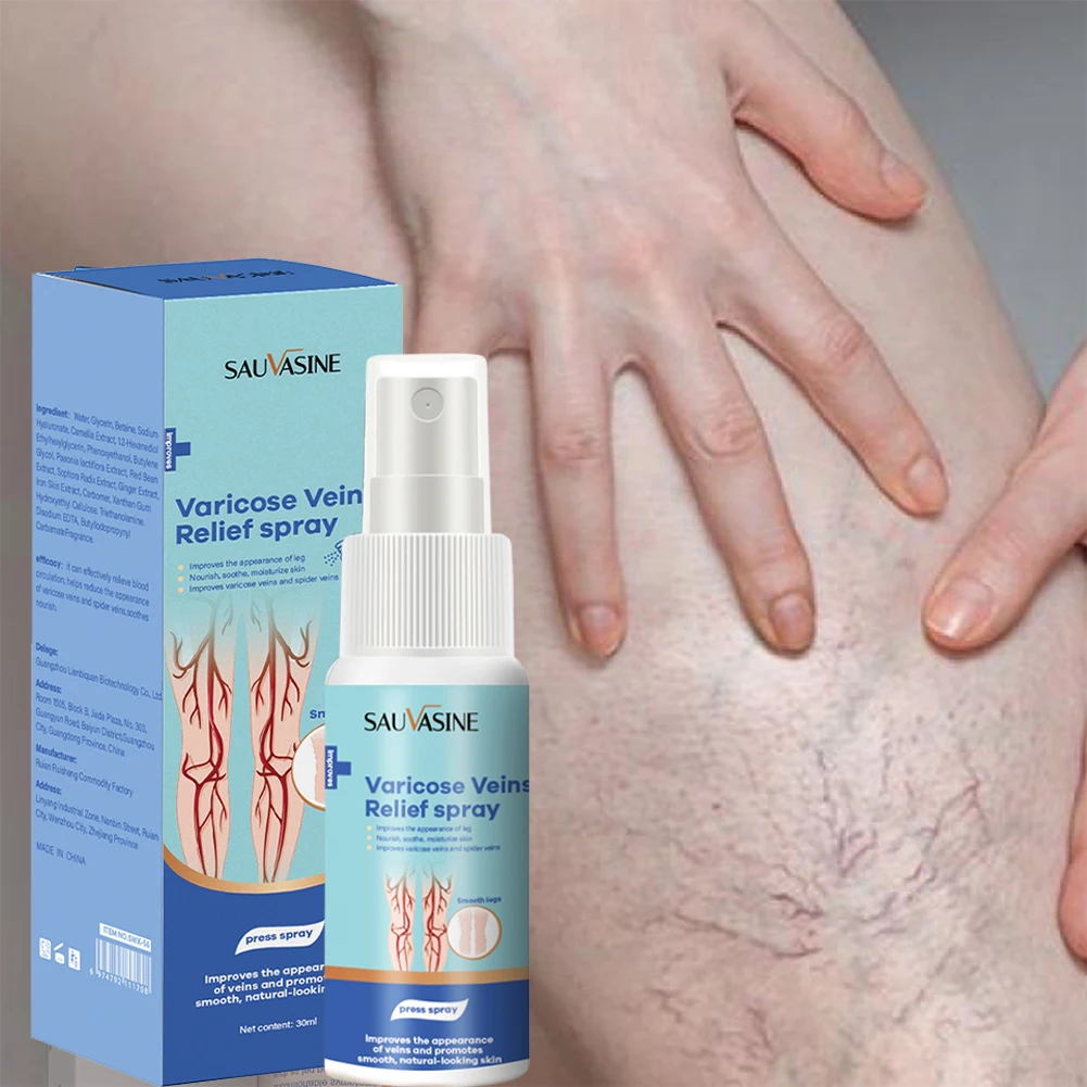 Varicose Veins Relief Spray Vasculitis Phlebitis Spider Pain Relief Essence Improves Blood Circulation Herbal Serum Body Care
Varicose Veins Relief Spray Vasculitis Phlebitis Spider Pain Relief Essence Improves Blood Circulation Herbal Serum Body Care