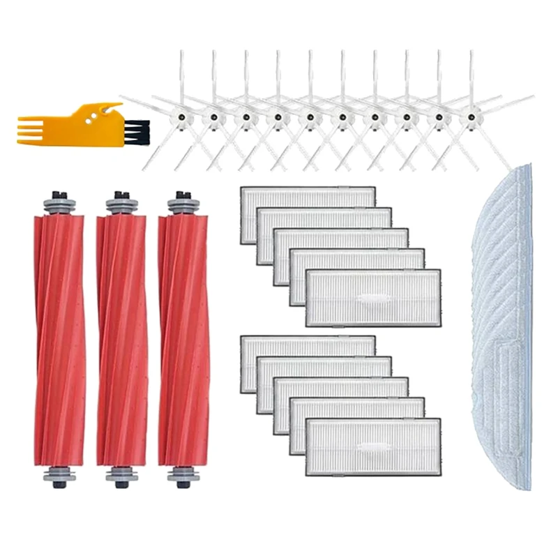For Roborock S7 T7 T7S Plus HEPA Filter Rubber Main Brush Mop Cloth Pads Side Brush Vacuum Cleaner Accessories
For Roborock S7 T7 T7S Plus HEPA Filter Rubber Main Brush Mop Cloth Pads Side Brush Vacuum Cleaner Accessories