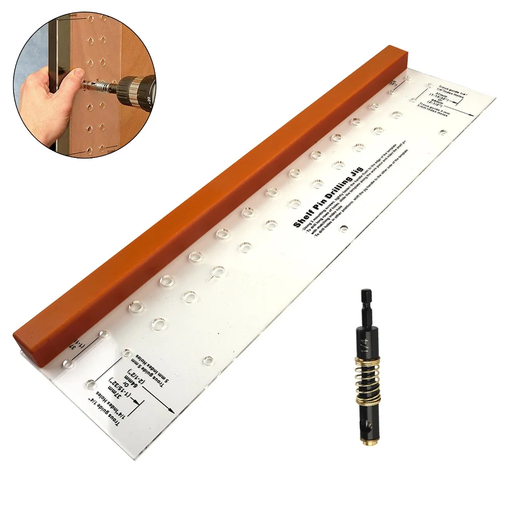 Hole Drill Guide Tool Set Equidistant Positioning Holes For Circular Dowel Splicing Hinge Installation Power Tool Accessories
Hole Drill Guide Tool Set Equidistant Positioning Holes For Circular Dowel Splicing Hinge Installation Power Tool Accessories