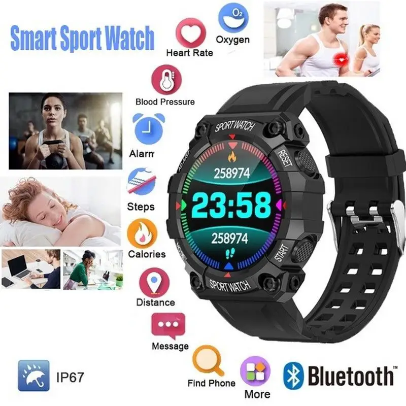 FD68 Smart Watch Health Monitor Smartwatch Waterproof Smart Watches Wrist Ultra-long Standby Sport Band For Android IOS
FD68 Smart Watch Health Monitor Smartwatch Waterproof Smart Watches Wrist Ultra-long Standby Sport Band For Android IOS