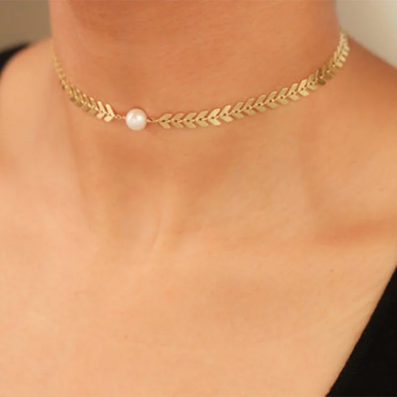 Fashion Statement Alloy Neck Chain for Women Girls Pearl Necklace Collarbone Chain Simple Summer Jewelry Party Gift 2023 Trend
Fashion Statement Alloy Neck Chain for Women Girls Pearl Necklace Collarbone Chain Simple Summer Jewelry Party Gift 2023 Trend