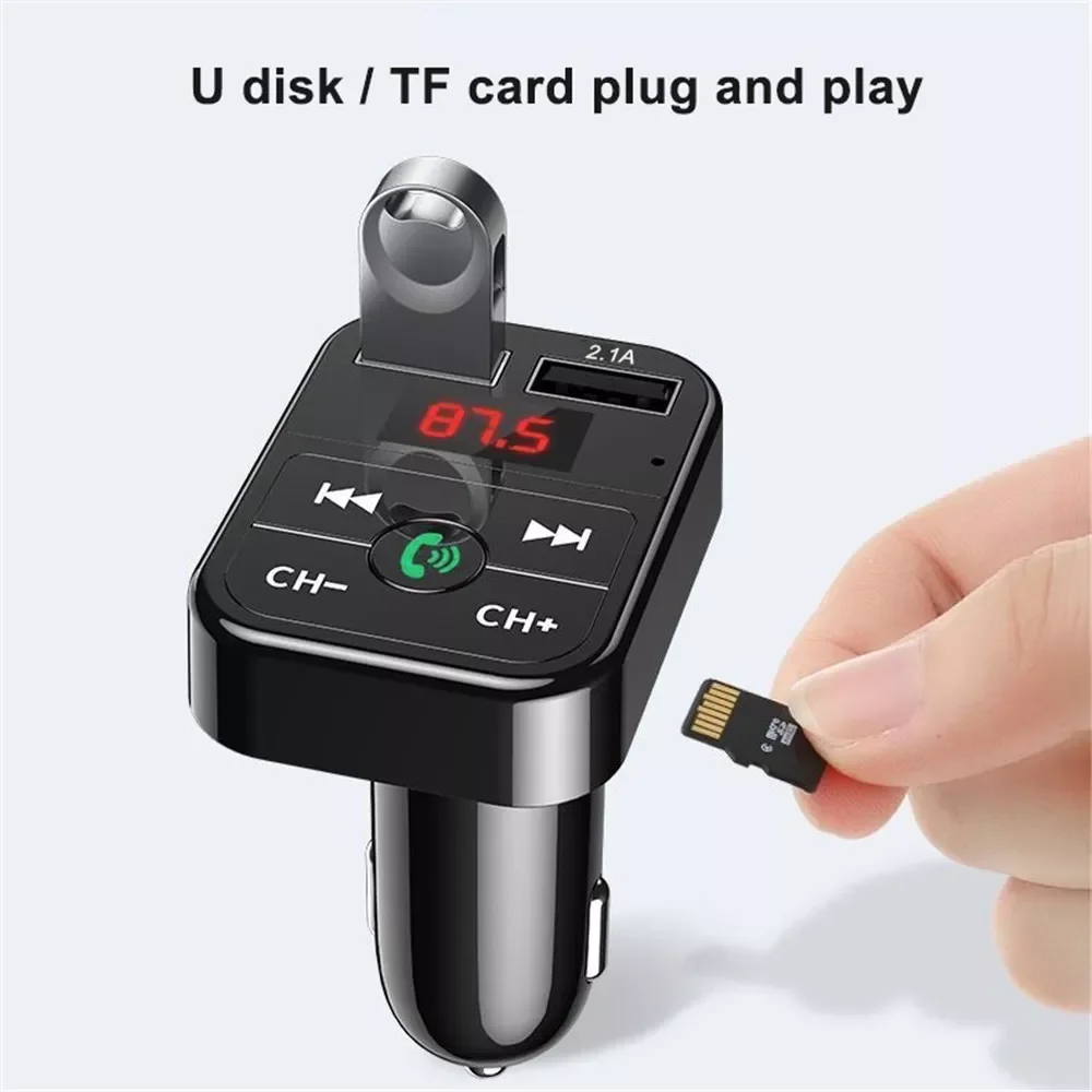 AUTO PARTS Car FM Transmitter Wireless Blootooth 5.0 Handsfree Calling Dual USB Charge Support TF Card U Disk Play Voltage Detec
AUTO PARTS Car FM Transmitter Wireless Blootooth 5.0 Handsfree Calling Dual USB Charge Support TF Card U Disk Play Voltage Detec