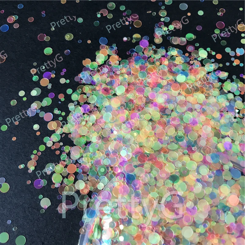 PrettyG 100g Pack Iridescent 1 2 3MM Dot Mixes Glitter Opal Sequins for DIY Making Art Craft Nail Makeup Decoration YF Mixes
PrettyG 100g Pack Iridescent 1 2 3MM Dot Mixes Glitter Opal Sequins for DIY Making Art Craft Nail Makeup Decoration YF Mixes