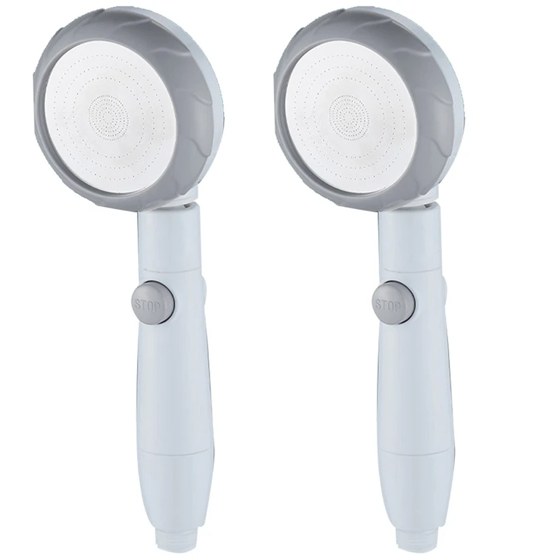 2X 360 Rotated Rainfall Shower Head 3 Modes Adjustable High Pressure Shower Head Water Saving Switch Button Shower Grey
2X 360 Rotated Rainfall Shower Head 3 Modes Adjustable High Pressure Shower Head Water Saving Switch Button Shower Grey