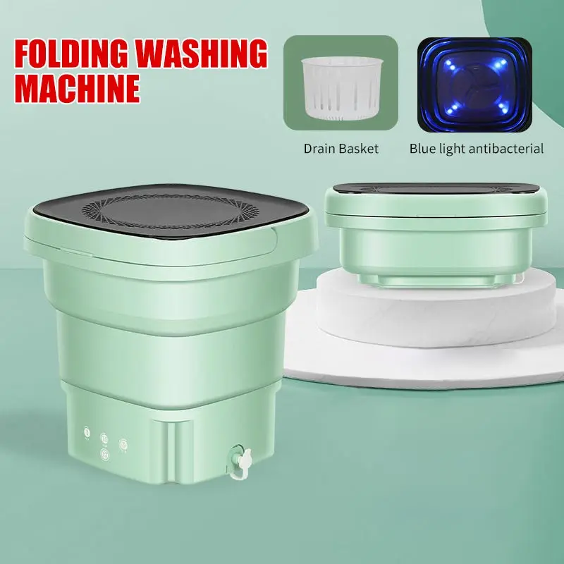 Mini UV Folding Washing Machine for Underware Socks With Dryer Bucket 4.5L Cleaning Washer Mini Small Travel Washing Machine
Mini UV Folding Washing Machine for Underware Socks With Dryer Bucket 4.5L Cleaning Washer Mini Small Travel Washing Machine