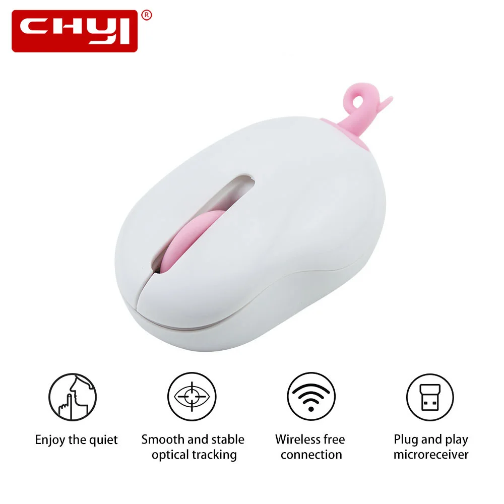 CHYI Wireless Mini Computer Mouse Cute Creative Optical Usb Mause 3d Ergonomic Silent Portable Pink Kids Gift Mice For PC Laptop
CHYI Wireless Mini Computer Mouse Cute Creative Optical Usb Mause 3d Ergonomic Silent Portable Pink Kids Gift Mice For PC Laptop