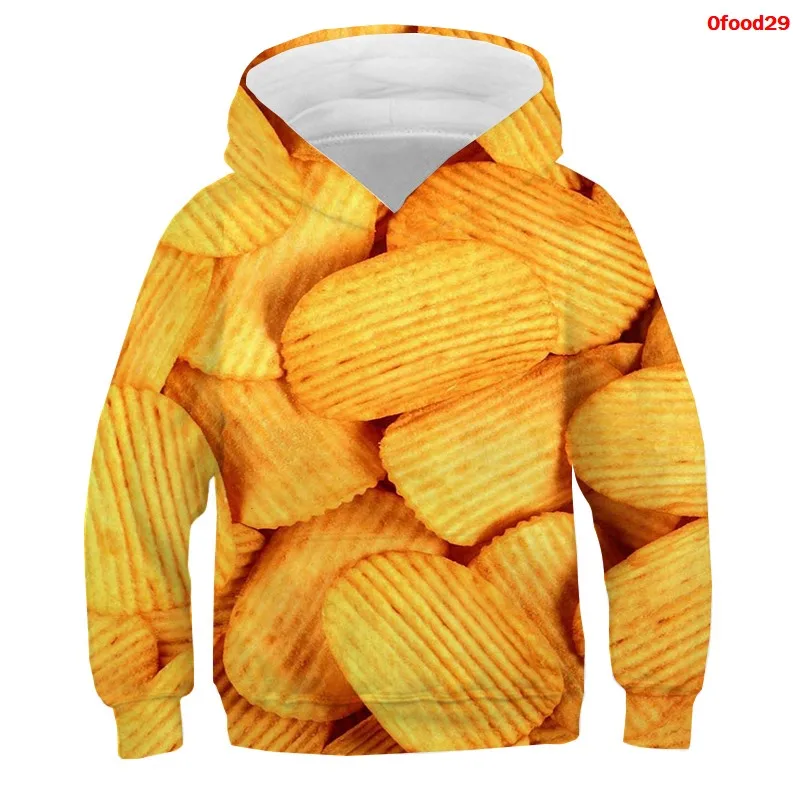 Hoodies 3d Print Funny Food Potato Chips Candy Bread Sweatshirts Boys Girls Unisex Hooded Fashion Kawaii Sweatshirts kids Coat
Hoodies 3d Print Funny Food Potato Chips Candy Bread Sweatshirts Boys Girls Unisex Hooded Fashion Kawaii Sweatshirts kids Coat