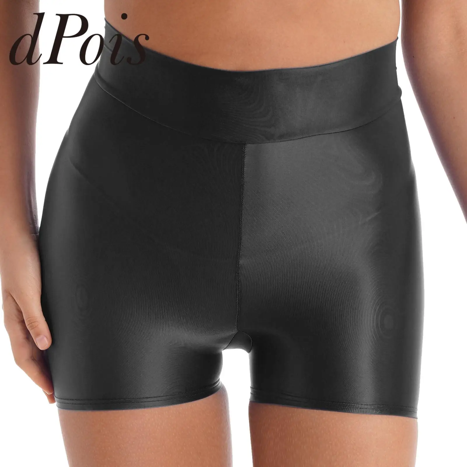 Womens Glossy Swimming Shorts Swimwear Smooth Elastic Short Pants Femme Shorts for Sports Gym Yoga Swimming Bathing Trunks 
Womens Glossy Swimming Shorts Swimwear Smooth Elastic Short Pants Femme Shorts for Sports Gym Yoga Swimming Bathing Trunks