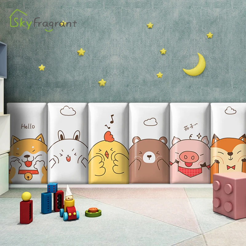 3D Anti Collision Cute Animals Soft Wall Stickers For Kids Rooms Decor Princess Room Nursery Self Adhesive Skirting Decoration
3D Anti Collision Cute Animals Soft Wall Stickers For Kids Rooms Decor Princess Room Nursery Self Adhesive Skirting Decoration