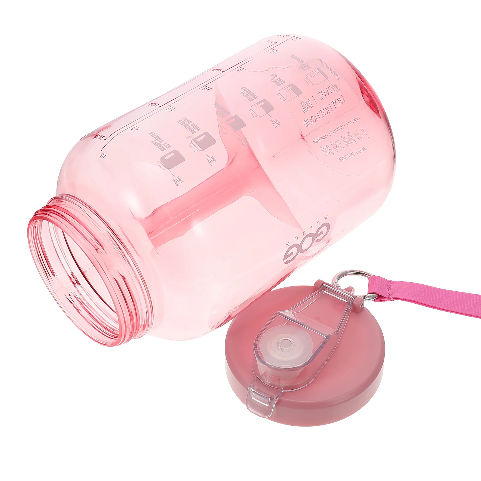 Water Bottle Jug Drink Fitness Athletic Large Bottles Big Motivational Drinking Beverage Camping Container Transparent Cup 
Water Bottle Jug Drink Fitness Athletic Large Bottles Big Motivational Drinking Beverage Camping Container Transparent Cup