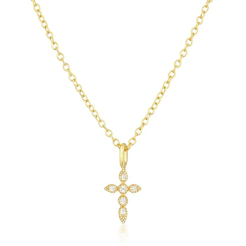 ERQI Prevent Allergy 925 Sterling Silver Necklace For Women Cross Pendente Long Chain Wedding Mom Gift Luxury Fine Jewelry
ERQI Prevent Allergy 925 Sterling Silver Necklace For Women Cross Pendente Long Chain Wedding Mom Gift Luxury Fine Jewelry