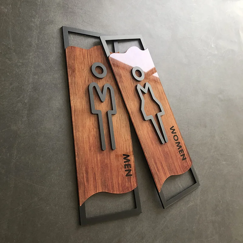 Imitation Wood Toilet Sign Bedroom Bathroom Door Signs House Number Plate Wc Wall Sticker Washroom Signage Address Plaque Plate
Imitation Wood Toilet Sign Bedroom Bathroom Door Signs House Number Plate Wc Wall Sticker Washroom Signage Address Plaque Plate
